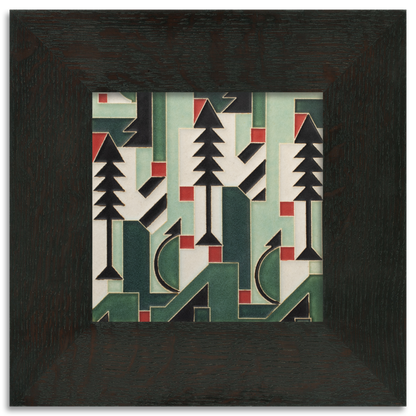 Cubist Christmas Tile - 6x6