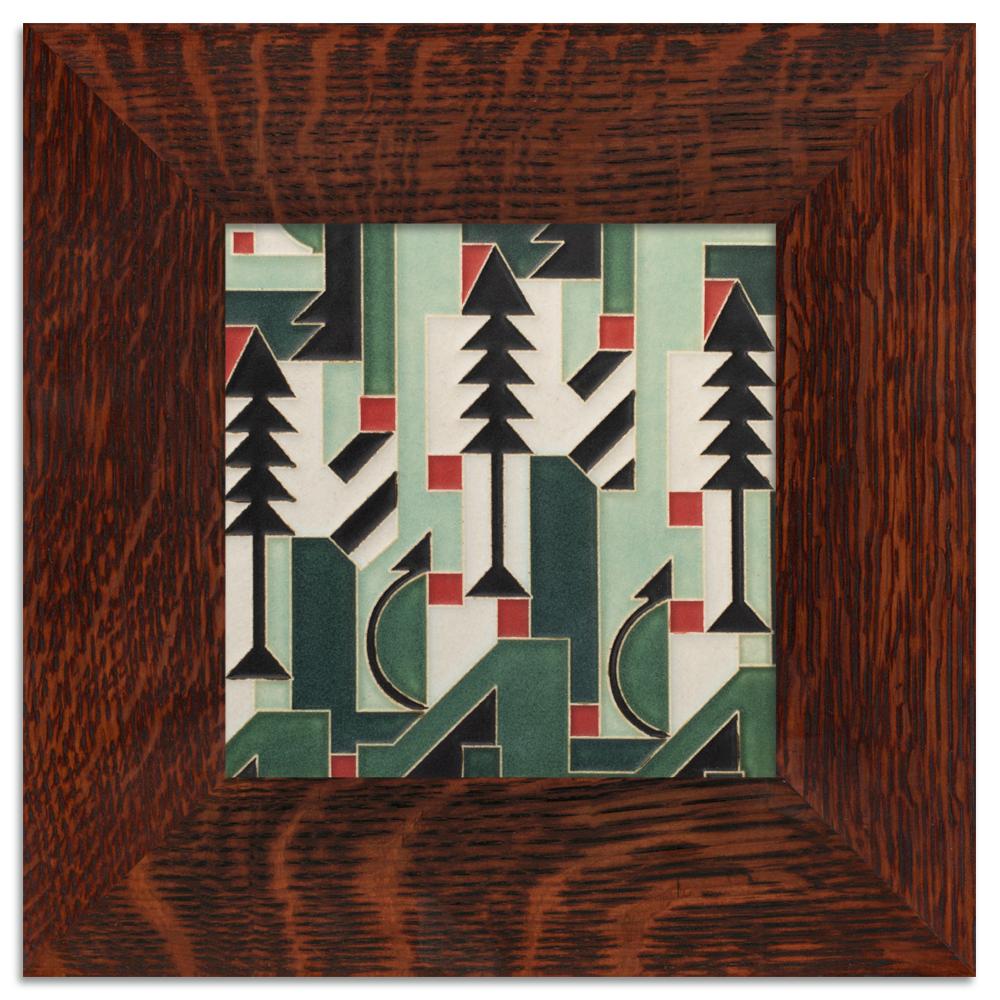 Cubist Christmas Tile - 6x6