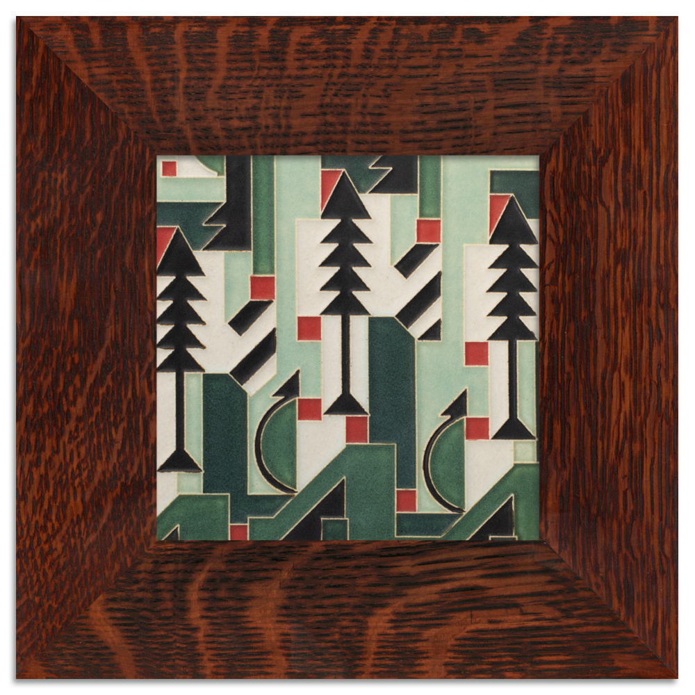 Cubist Christmas Tile - 6x6