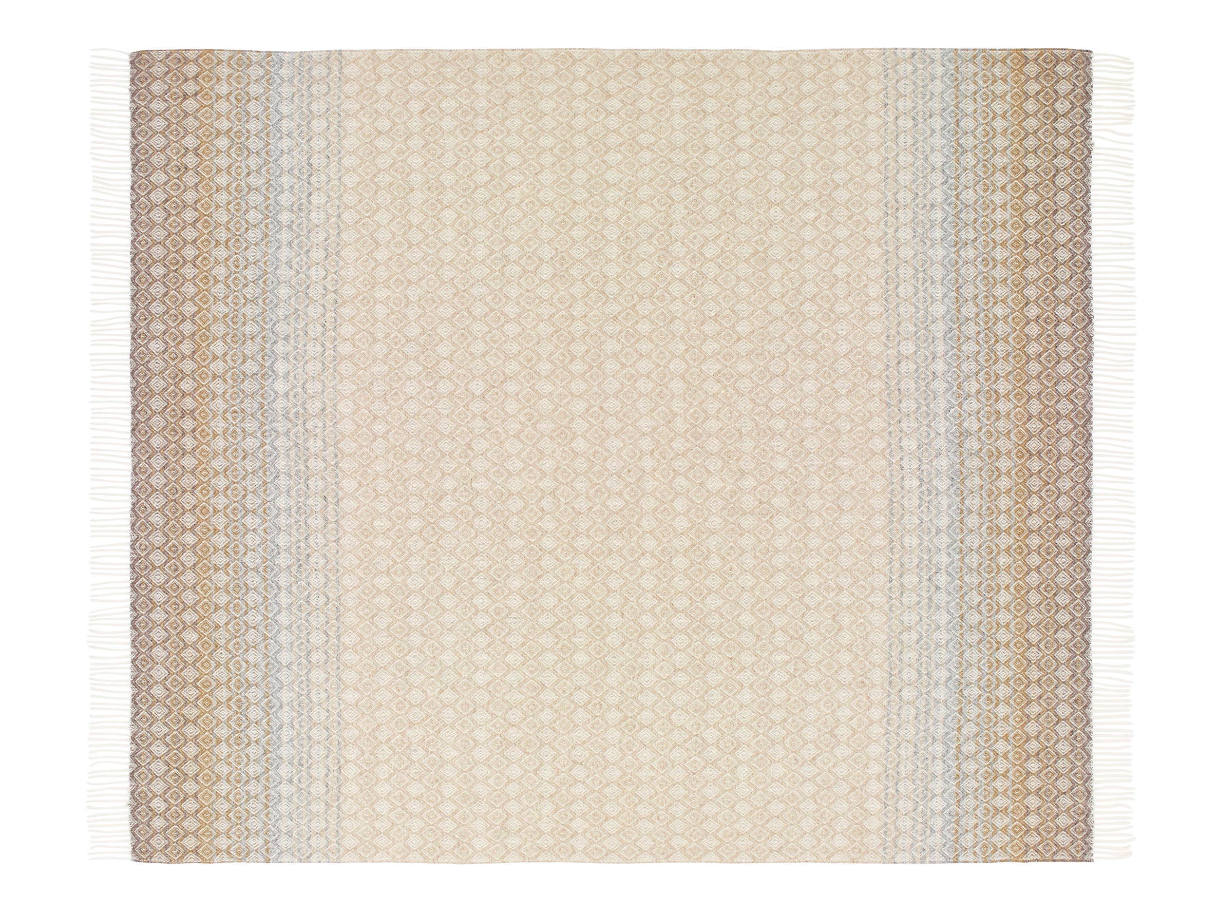 Ombre Diamond Range  Merino Lambswool Throw