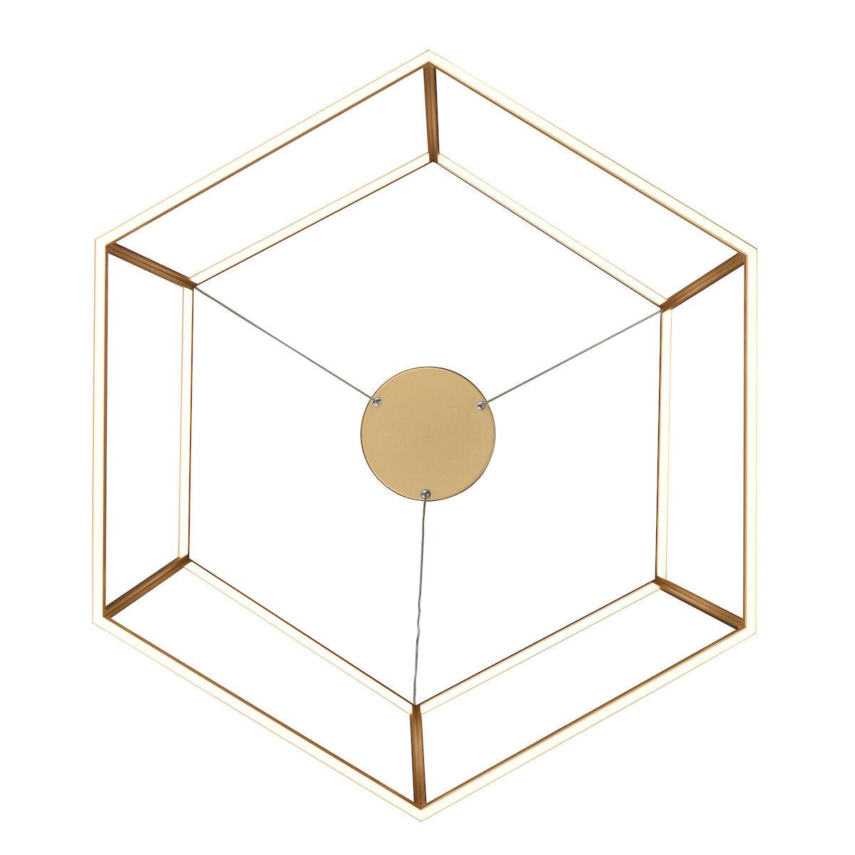 Minimalist Hexagon Chandelier