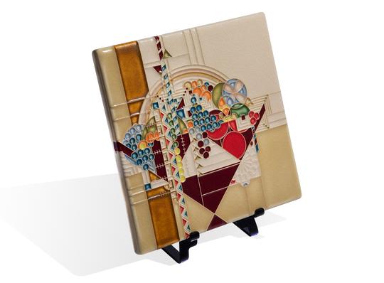 May Basket Tile - 8x8