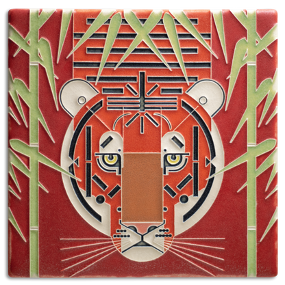 Red Tiger Tile - 8x8