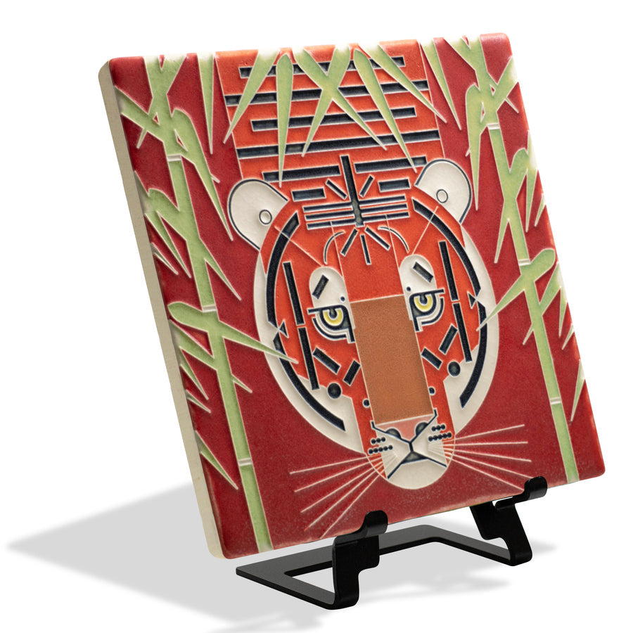 Red Tiger Tile - 8x8 Collectors Item!!