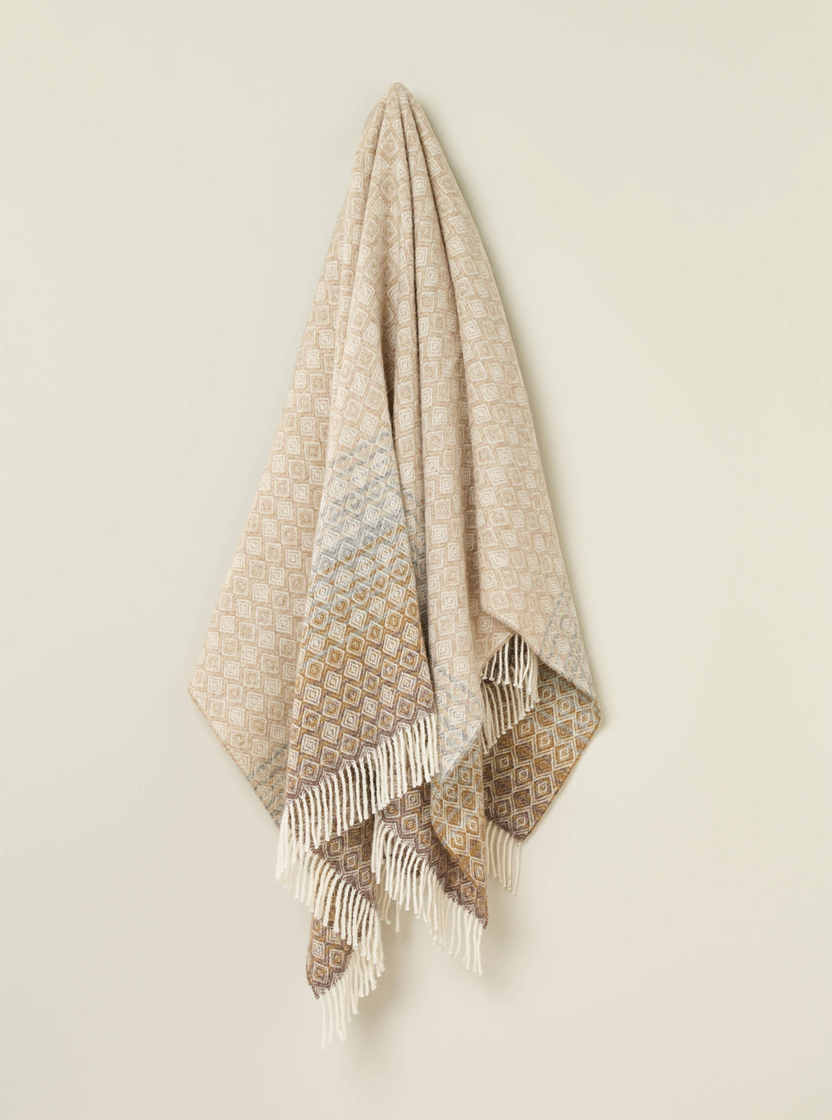 Ombre Diamond Range  Merino Lambswool Throw