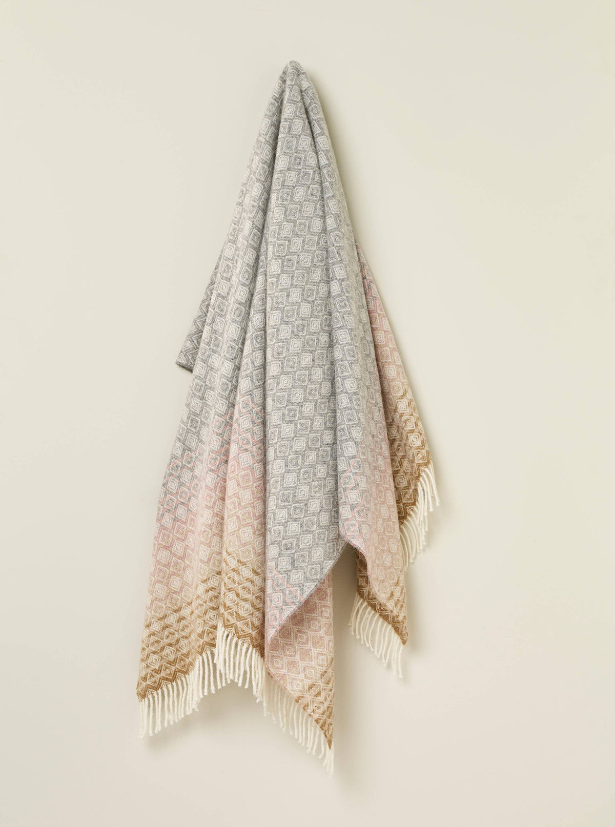 Ombre Diamond Range  Merino Lambswool Throw