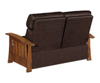 Highland Wood Arm Loveseat Recliner