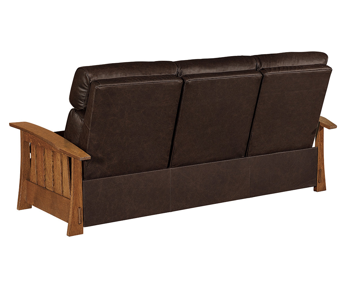 Highland Wood Arm Sofa Recliner
