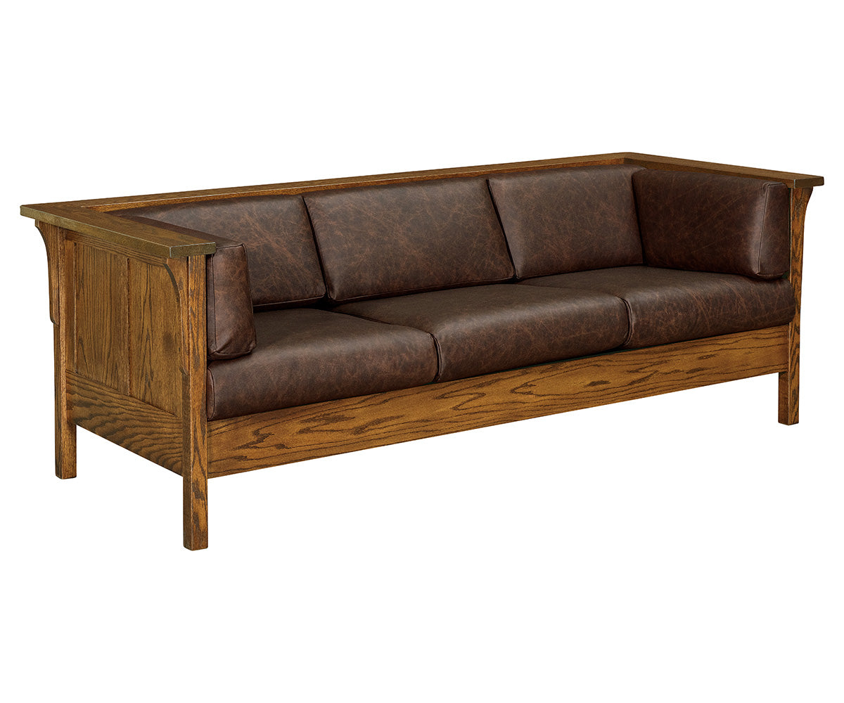 Prairie Mission Panel Settle Sofa