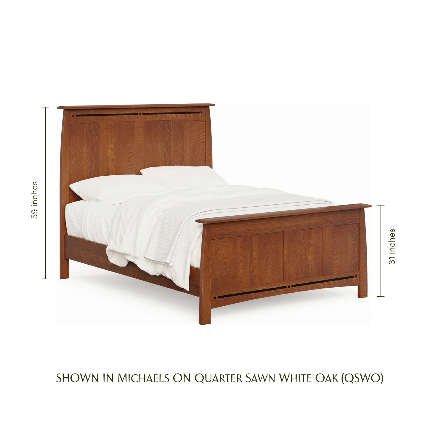 Artisan Inlay Panel Bed