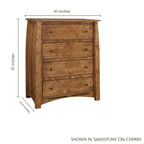 Artisan Inlay 4-Drawer Chest