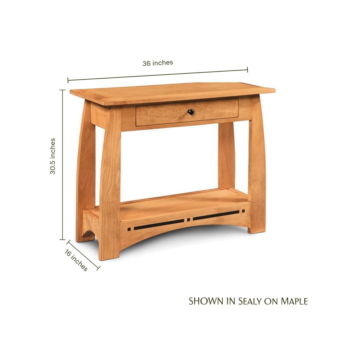 Aspen 1-Drawer Console Table with Inlay