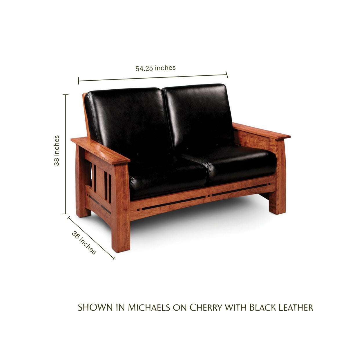 Aspen Loveseat With Inlay