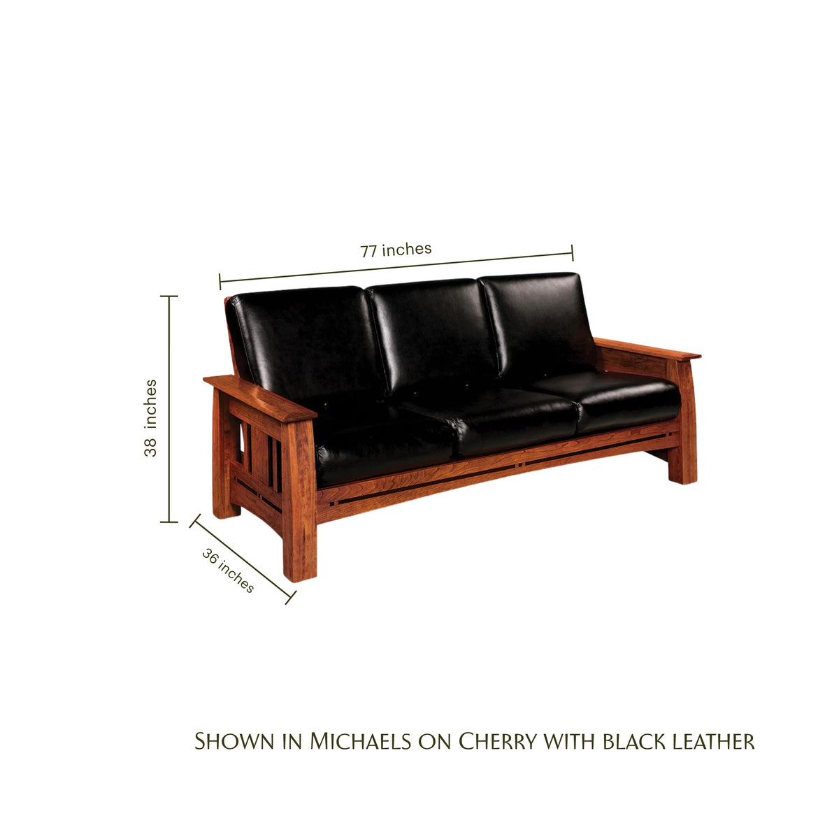 Aspen Sofa With Inlay