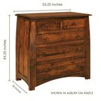 Artisan Inlay 5-Drawer Chest