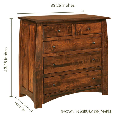 Artisan Inlay 5-Drawer Chest