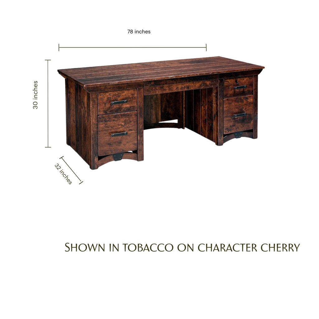B&O Railroad Trestle Bridge Executive Desk
