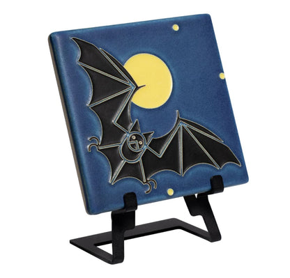Bat & The Moon Tile 6x6