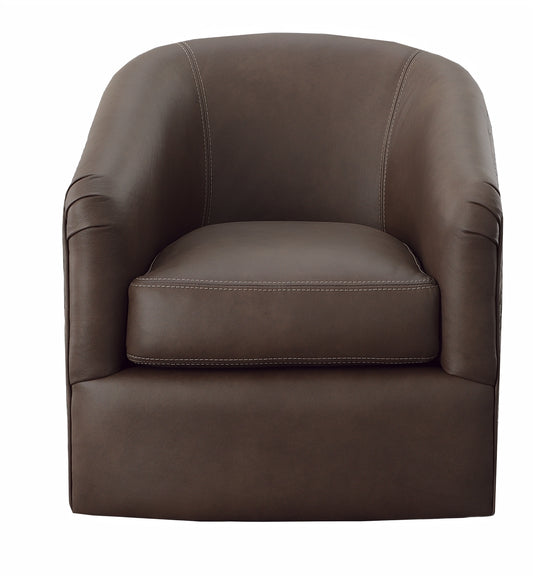 Bella leather swivel chair