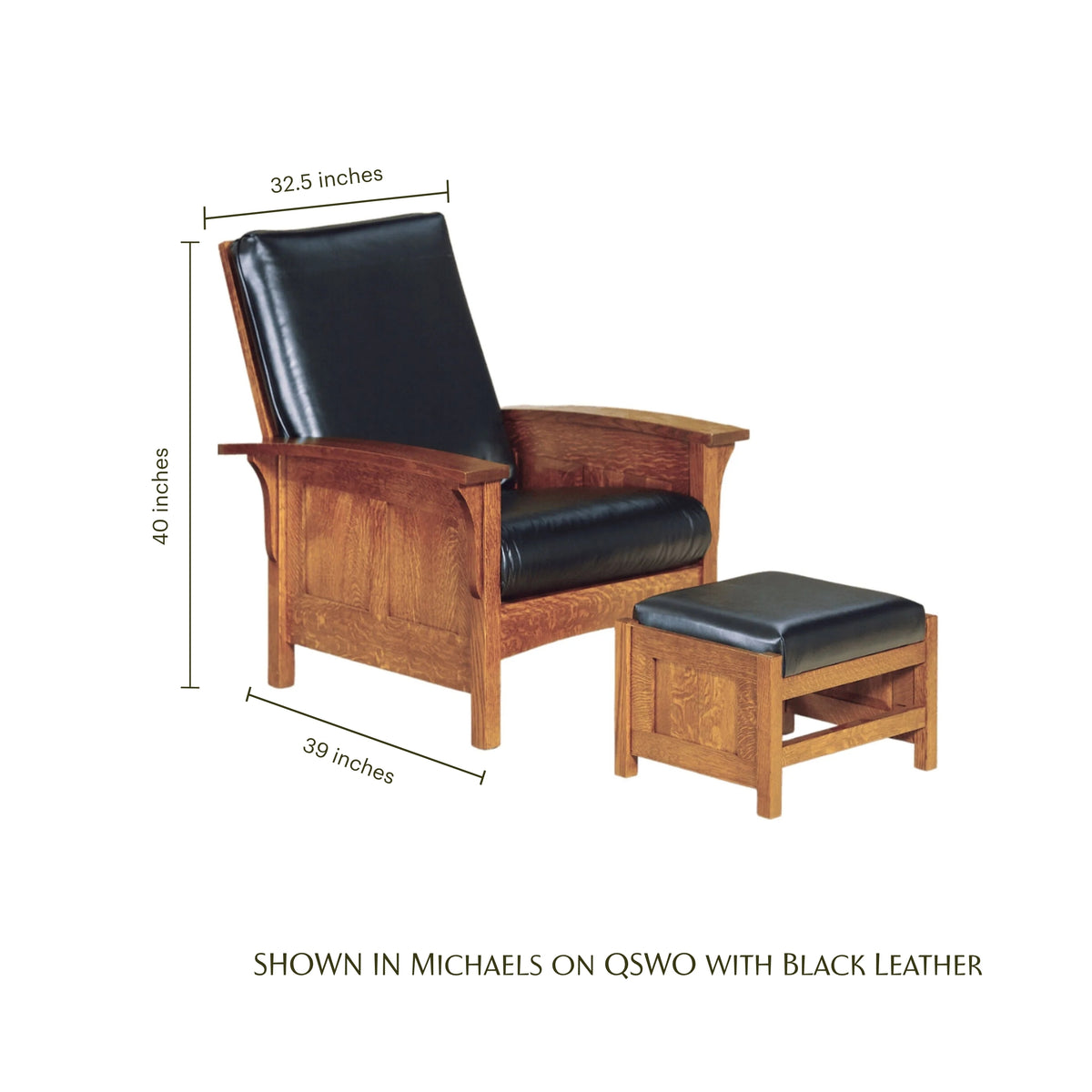 Bent Arm Panel Morris Chair