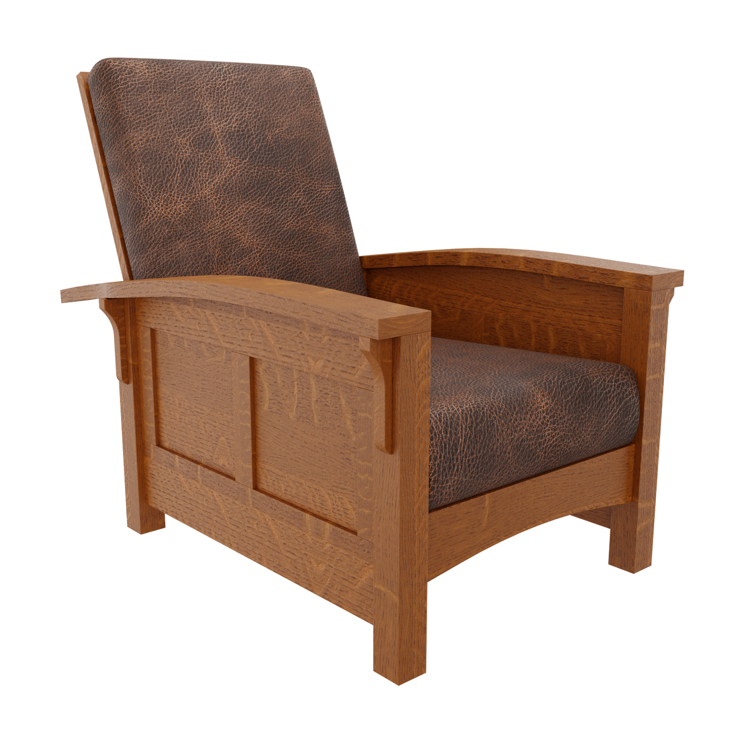 Bent Arm Panel Morris Chair