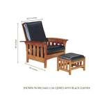 Bent Arm Slat Morris Chair