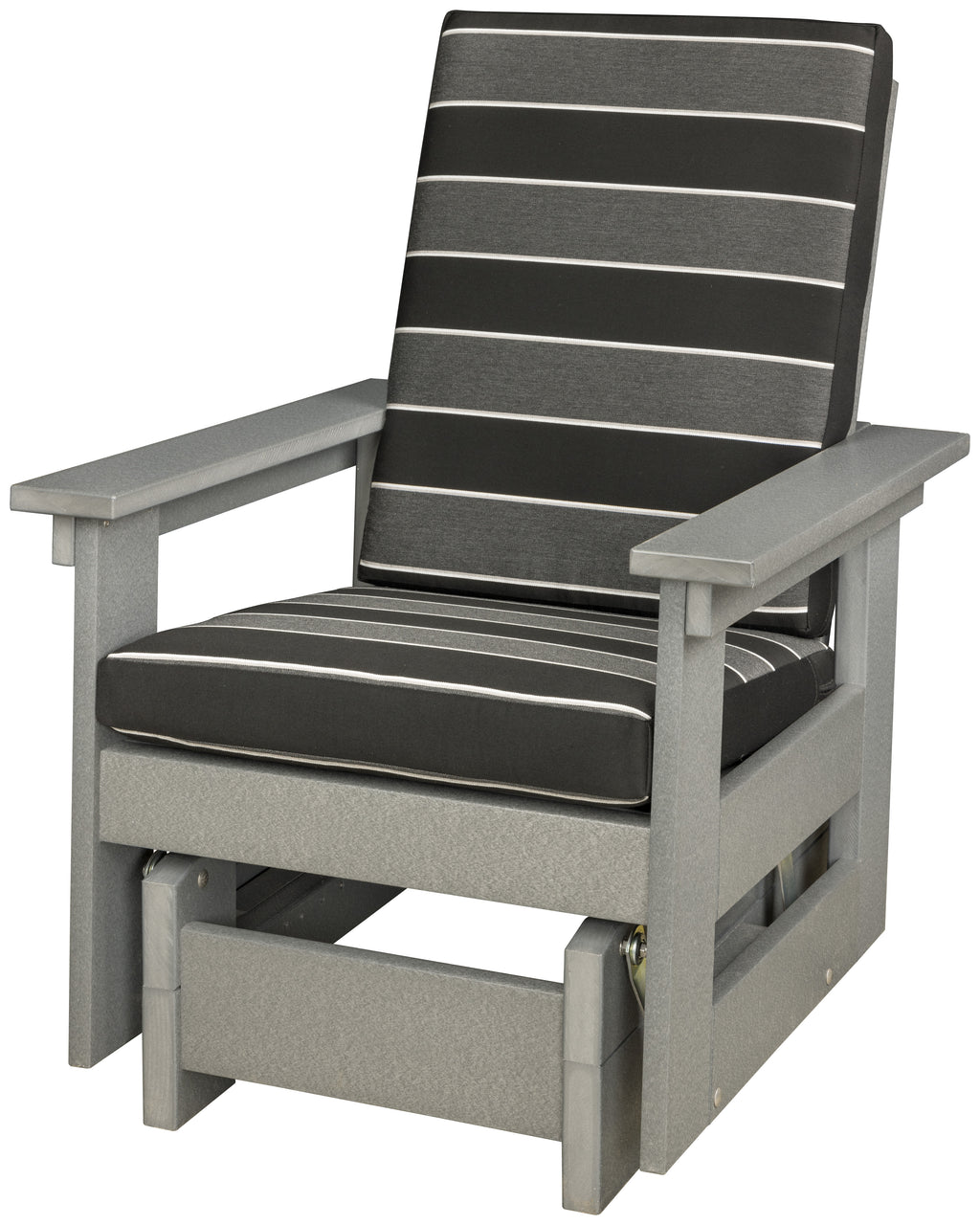 Modern Patio Chair Glider with Cushion