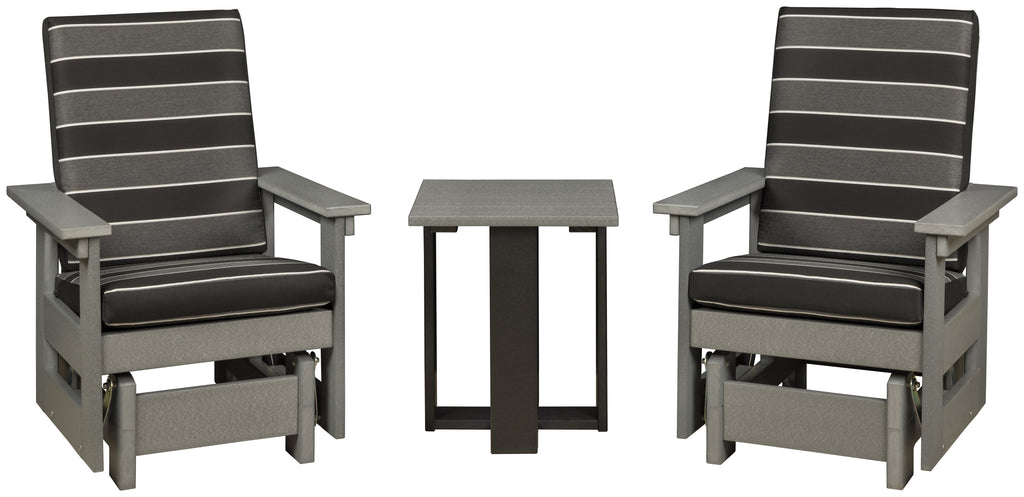 Modern Patio Chair Glider with Cushion