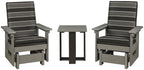 Modern Patio Chair Glider with Cushion