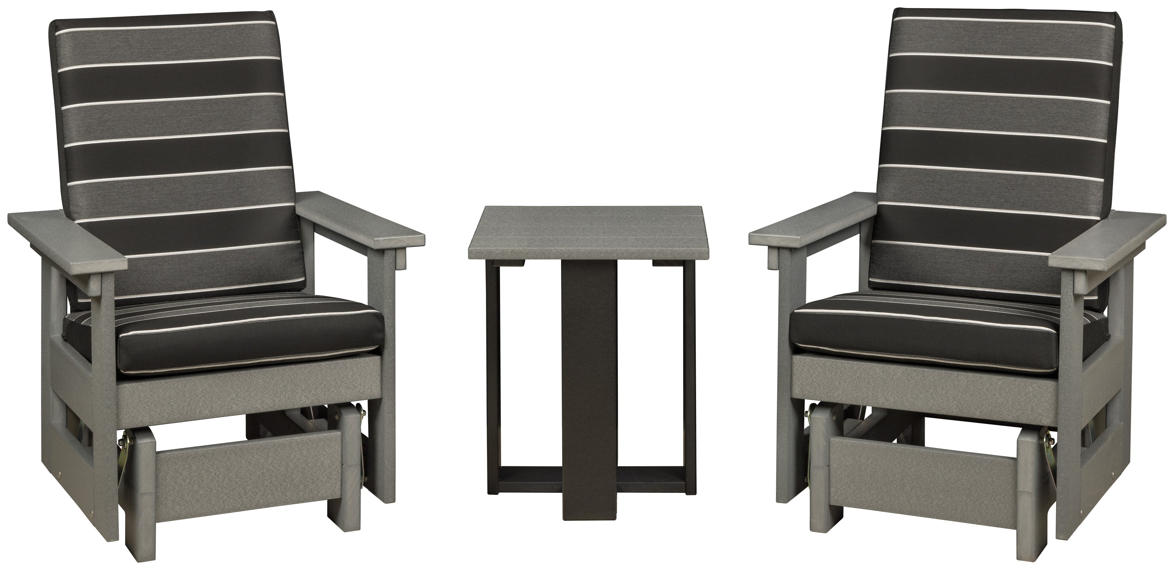 Modern Patio Chair Glider with Cushion