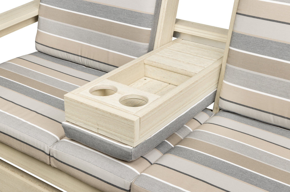 Modern Outdoor Loveseat Glider
