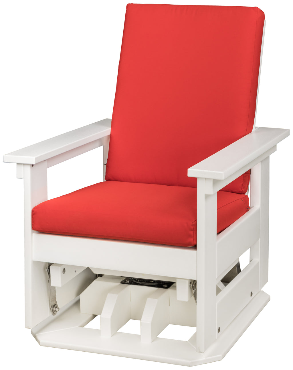 Modern Patio Swivel Glider Chair with Cushion