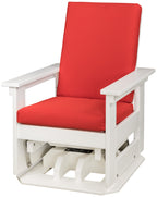 Modern Patio Swivel Glider Chair with Cushion