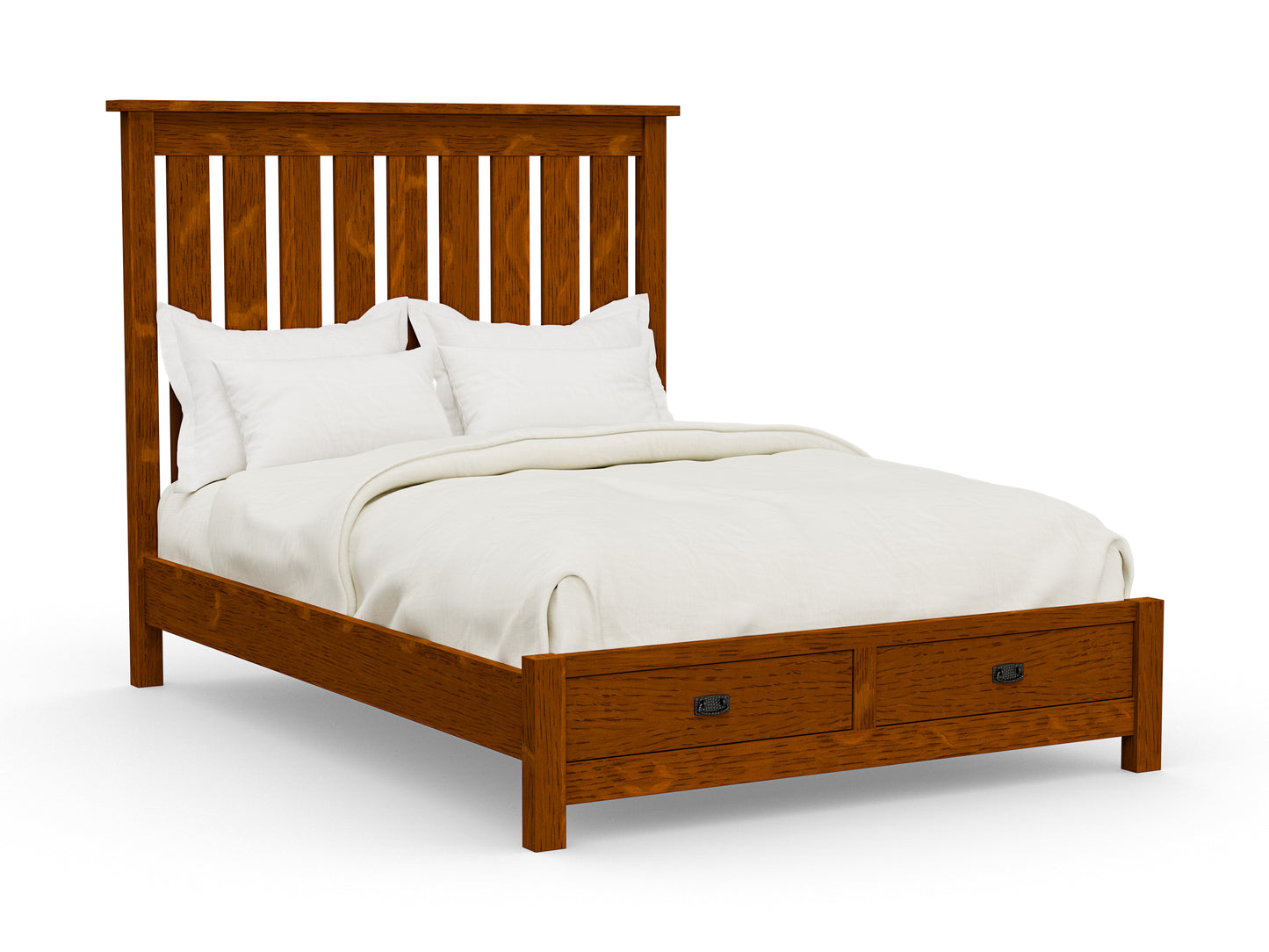 Claremont Mission Bed with Storage Options