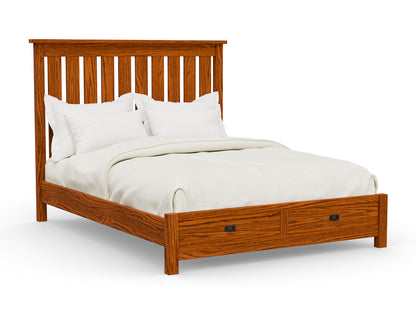 Claremont Mission Bed with Storage Options