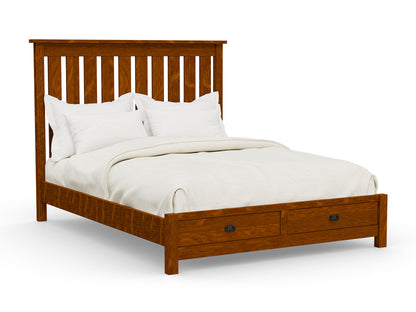 Claremont Mission Bed with Storage Options