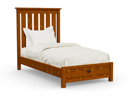 Claremont Mission Bed with Storage Options