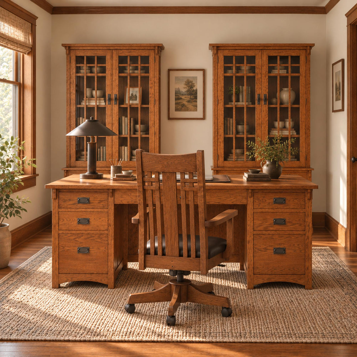 Larson Mission Arm Desk Chair