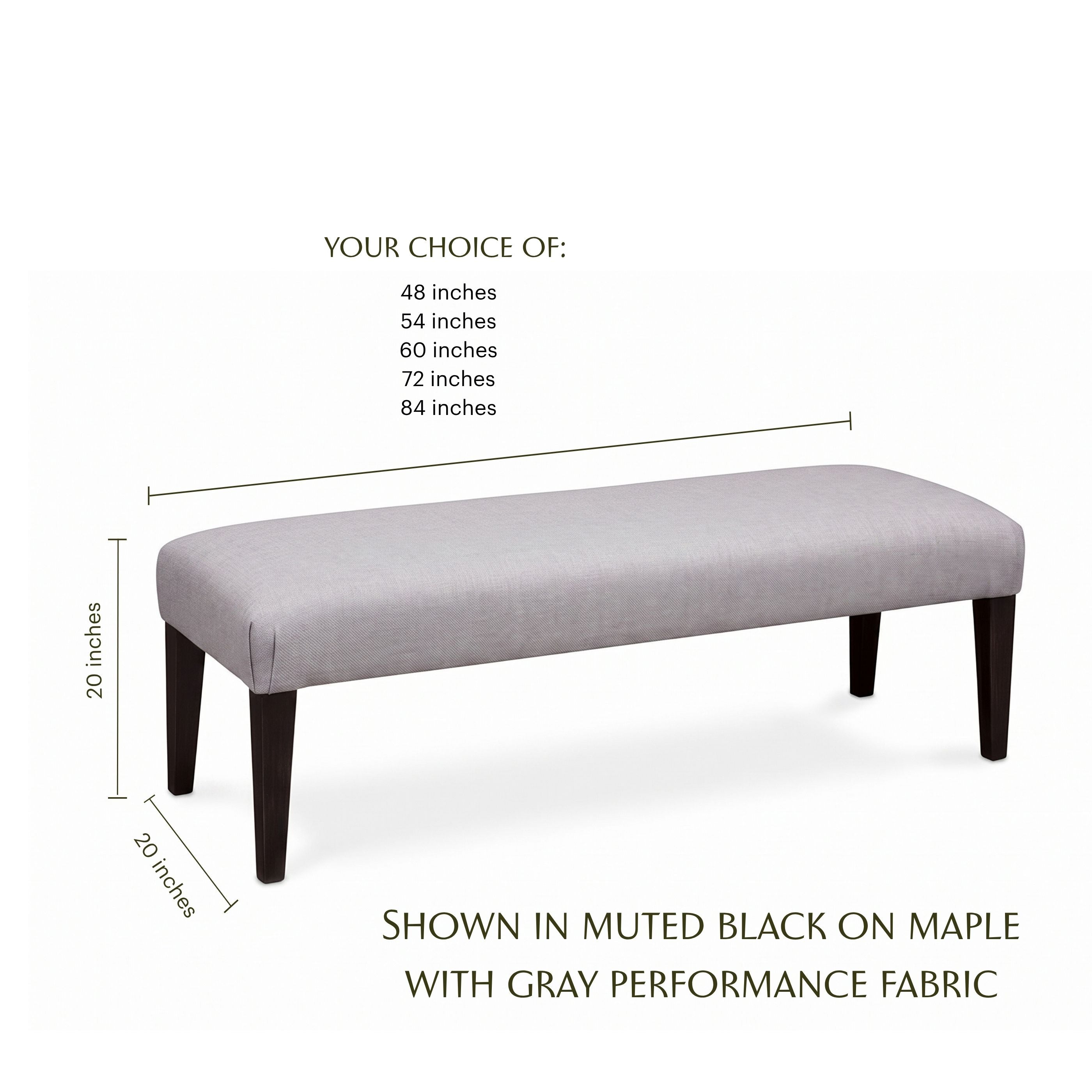 Claire Bench With Upholstery