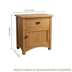Claremont Wide Mission Nightstand