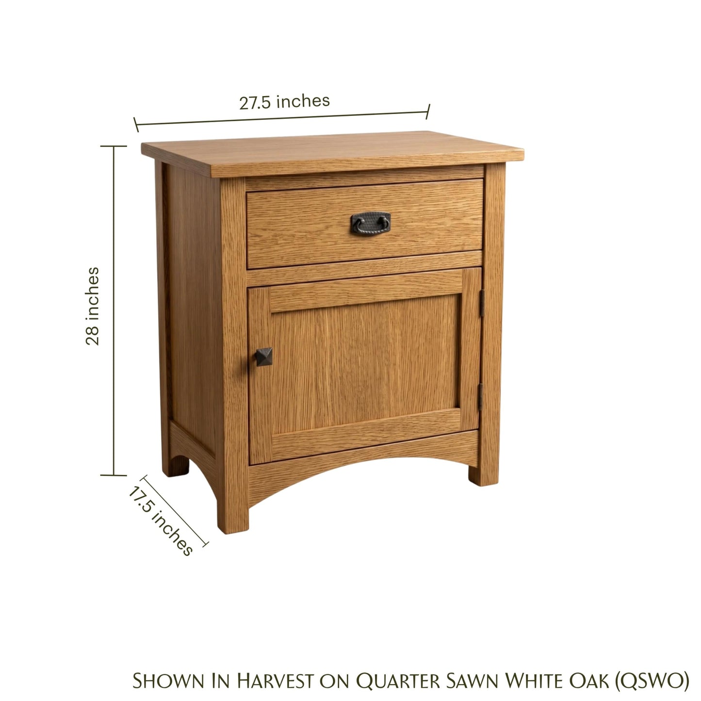 Claremont Wide Mission Nightstand
