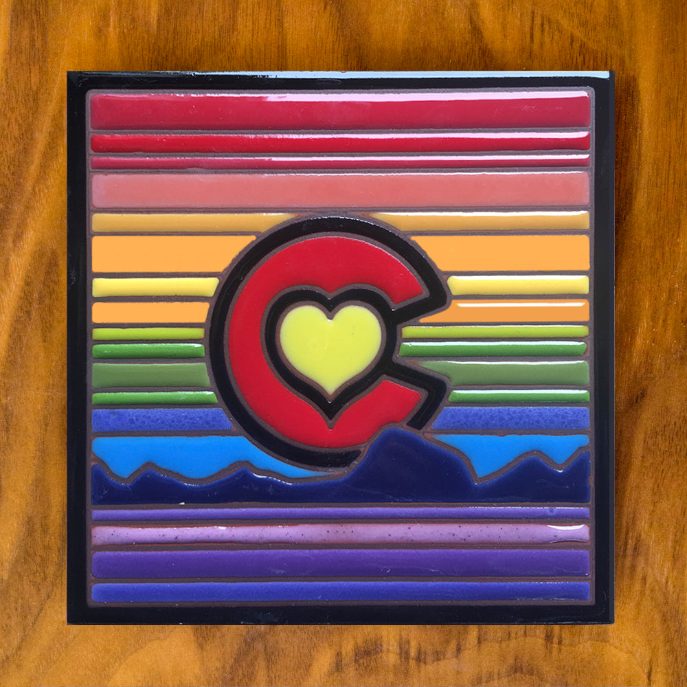 Colorado Art Tile Trivet-6x6