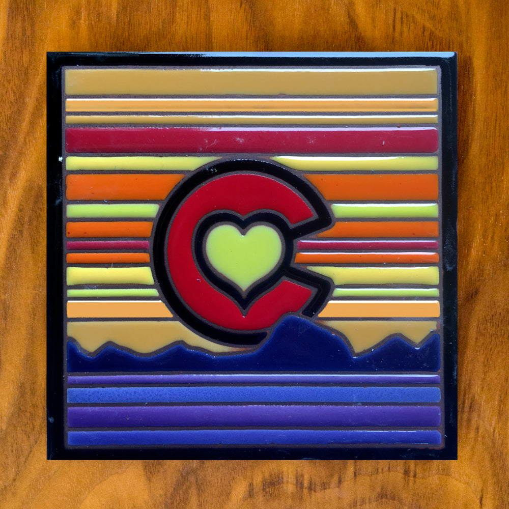 Colorado Art Tile Trivet-6x6