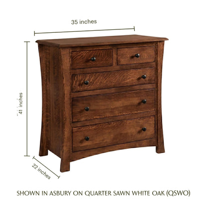 Contemporary 5-Drawer Chest
