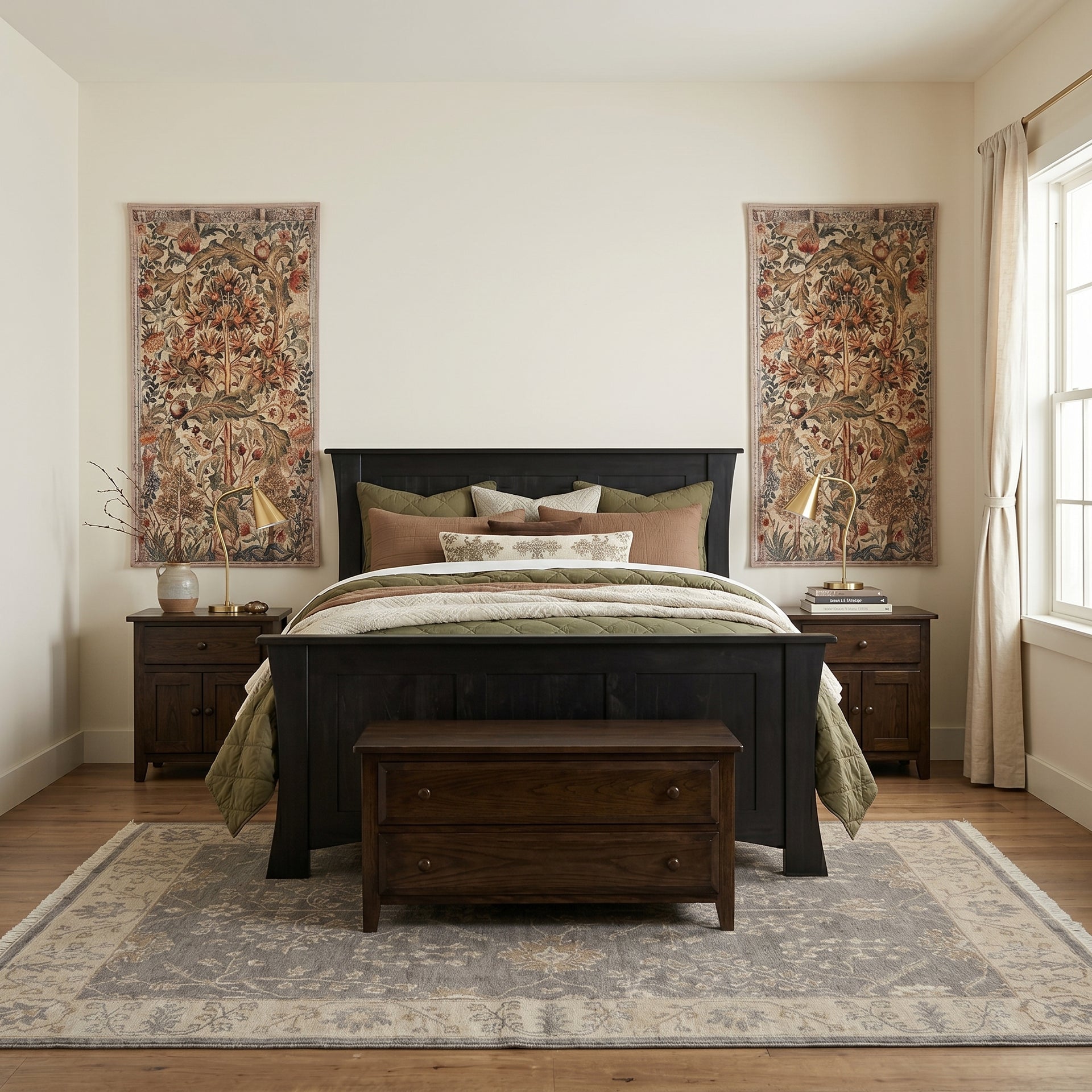 William Morris Quince Tree Woven Tapestry