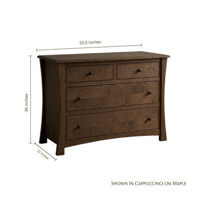 Contemporary 4-Drawer Dresser