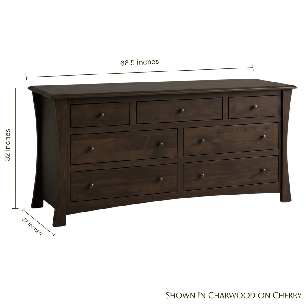 Contemporary 7-Drawer Dresser