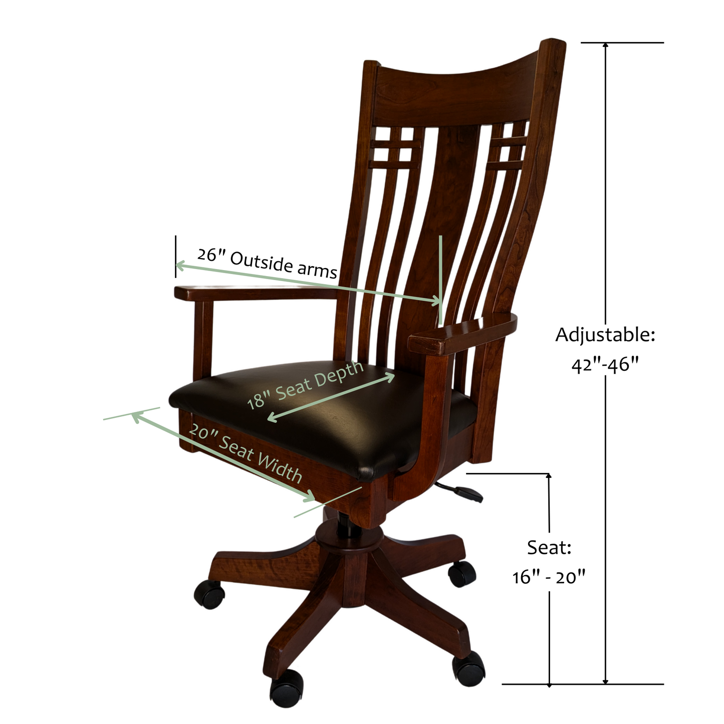 York Arm Desk Chair