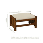 Craftsman Slat Ottoman