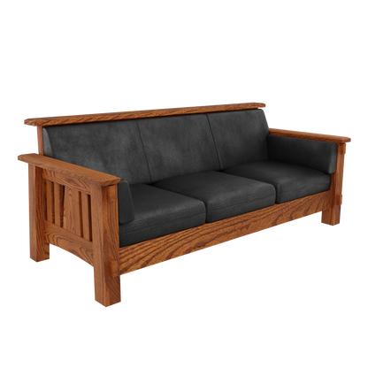Craftsman Slat Wood Sofa